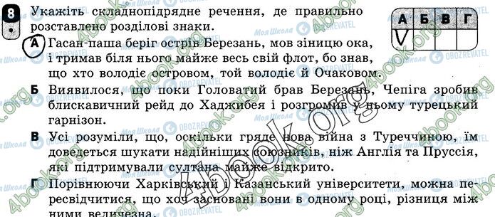 ГДЗ Укр мова 9 класс страница В1 (8)